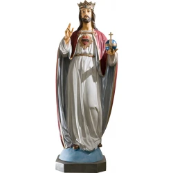 Figurka Chrystusa Króla.Duża 155 cm / na zamówienie
